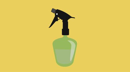 Isolated Vector Illustration of a Hairdresser Spray Bottleのイラスト素材