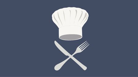 Isolated Vector Illustration of a Chef Iconのイラスト素材