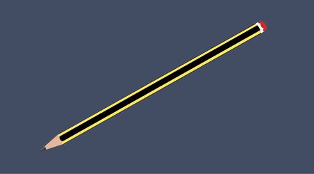 Isolated Vector Illustration of a Pencilのイラスト素材