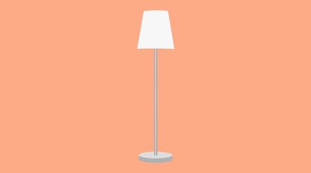 Vector Isolated Illustration of a Lampのイラスト素材