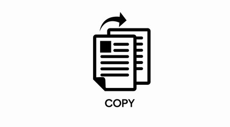 Vector Isolated Illustration of a Copy Icon. Papers Iconのイラスト素材