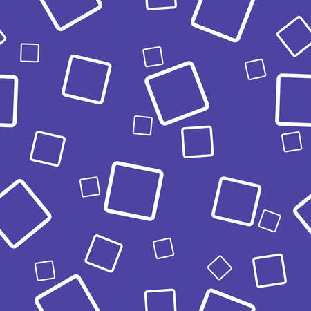 Blue Seamless Pattern. Icon Dynamic composition of figures. Minimal geometric abstract background.のイラスト素材