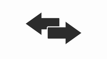 Arrows Vector Icon. Vector isolated editable illustration of arrows