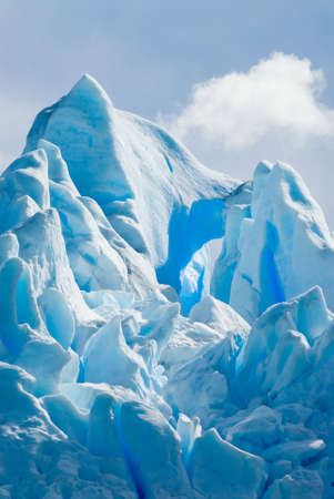 Glacier Ice in Patagoniaの写真素材