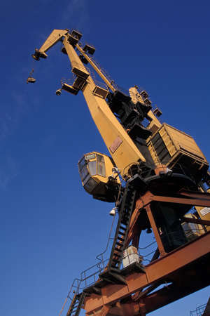 Crane at Puerto Madero, Buenos Airesの写真素材