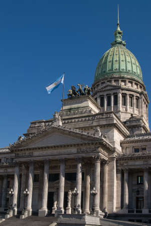 The National Congress in Buenos Aires, Argentinaの写真素材
