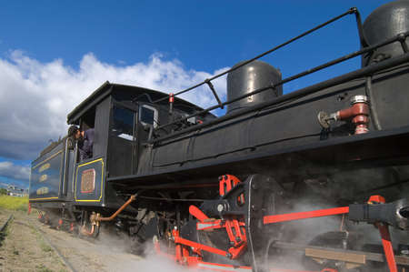 Old Steam Locomotive in Patagonia,  Old Patagonian Express の写真素材