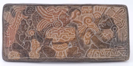 Ancient Mayan Glyphsの写真素材