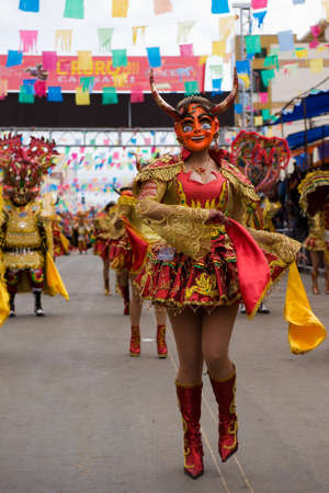 ORURO, BOLIVIA - MARCH 5: Dancers at Oruro Carnival in Bolivia, declared UNESCO Cultural World Heritage. March 5, 2011 in Oruro, Bolivia
のeditorial素材