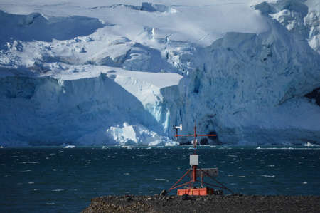 Antarctica weather stationの写真素材