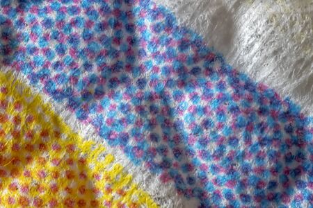 extremely macro of colored paper. Paper texture