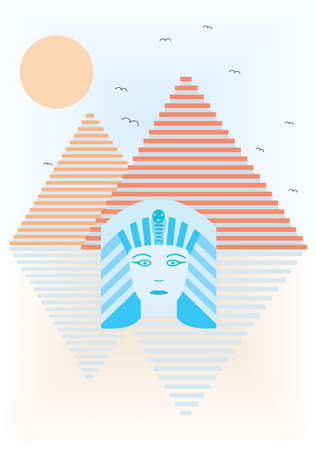 Abstract ancient Egyptのイラスト素材
