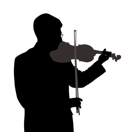 Male violinistのイラスト素材