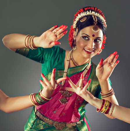 Indian classical danceの写真素材