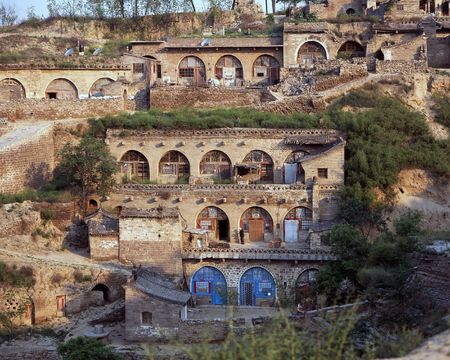 ANCIENT CHINES HOUSE-CAVE GROUPの写真素材