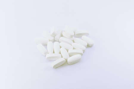 White pillsの写真素材