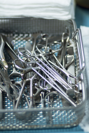 Hospital surgery emergency operating room arthroscopy keyhole surgical equipment photo.