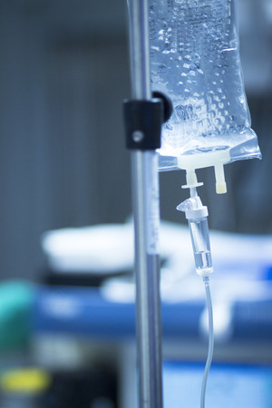 Hospital surgery emergency operating room surgical liquid drip equipment photo.の写真素材