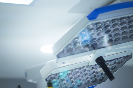 Hospital surgery emergency operating room light photo.の写真素材