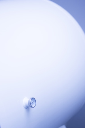 Hyperbaric oxygen therapy HBOT chamber tank in medical hospital clinic used to treat patientsの写真素材