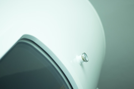 Hyperbaric oxygen therapy HBOT chamber tank in medical hospital clinic used to treat patientsの写真素材