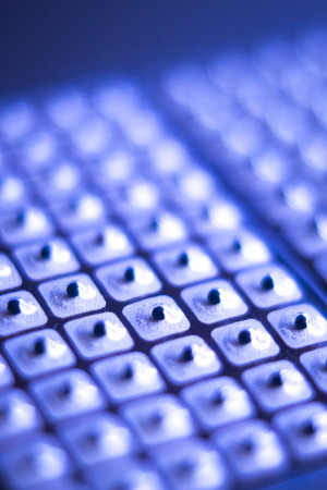 Auriculotherapy acupunture ear seed stickers pack for needle free alternative pain relief auricular therapy.の写真素材