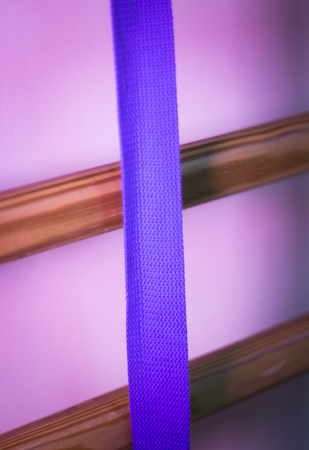 Yoga pilates fitness band strap in gym for sports and strength training.の写真素材