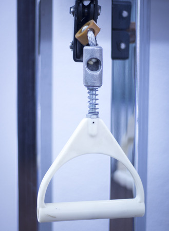 Physical therapy equipment in physiotherapy center and medical clinic specialized in sports injury...