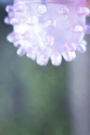 Dildo vibrator magic wand massager sex toy attachment used for sexy adult games for clitoral, vaginal and anal stimulation orgasms.の写真素材