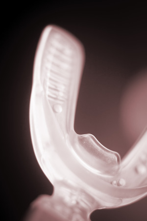 Dental braces aligners accelerator for both modern invisible and metal brackets to straighten and align teeth.の写真素材
