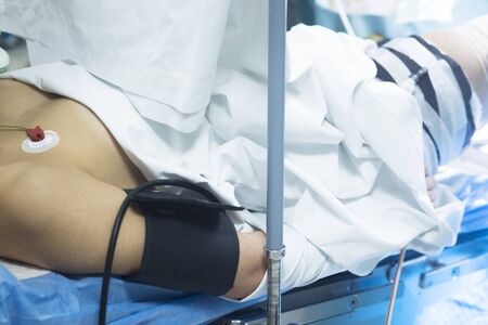 Hospital surgery operating theater emergency room surgical procedure.