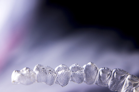 Invisible orthodontics cosmetic brackets tooth aligners plastic braces modern teeth retainers...