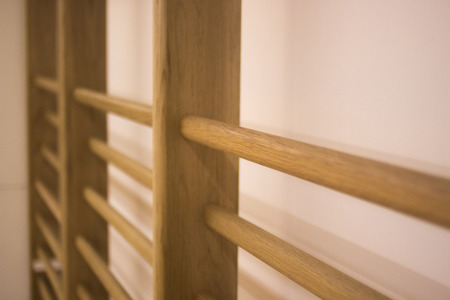 Pilates exercise training and flexibility stretching bar equipment in gym yoga and wellbeing studio.