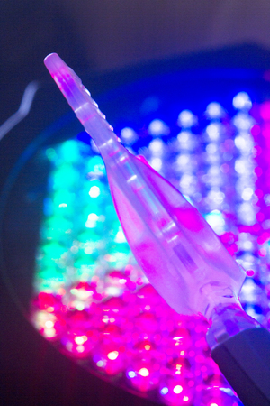 Dental bracket aligner accelerator vibrator for orthodontic straighteners, brackets and aligners.の写真素材