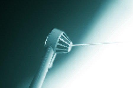 Dental water spray cleaner for interdental hygiene.の写真素材