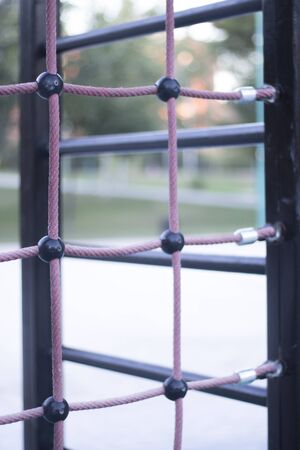 Park climbing ropes frame for chikdren and adults to climb and train calisthenics bodyweight...