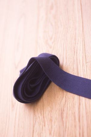 Yoga pilates and body & mind studio gym fitness room and belt strap for group classes.の写真素材