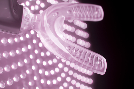 Bracket dental aligner electric orthodontic straightener accelerator device.の写真素材