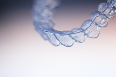 Invisible teeth dental tooth retainer aligner to straighten each tooth in orthodontics treatment for...