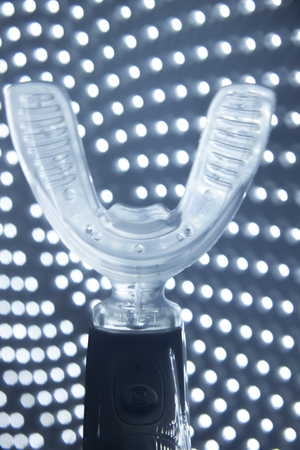 Bracket dental aligner electric orthodontic straightener accelerator device.の写真素材