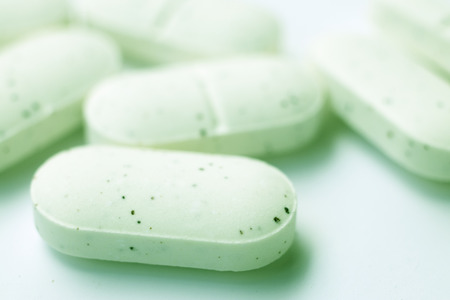 Multi vitamin and mineral natural health food supplement pills for healthy living.