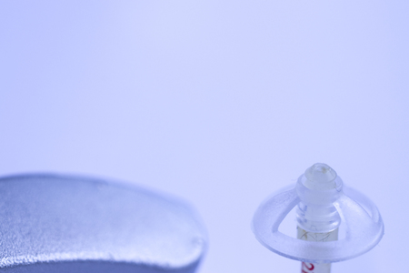 Digital modern technology hearing aid device to help the deaf and har of hearing.の写真素材