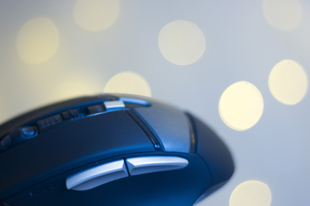 Plastic external computer modern gaming pc optical mouseの写真素材