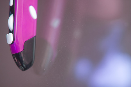 Digital optical mouse pen usb wifi bluetooth computer writing device with click button and wheel.の写真素材