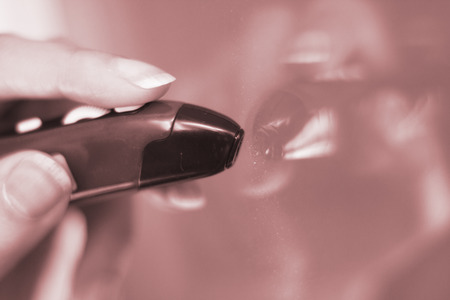 Digital optical mouse pen usb wifi bluetooth computer writing device with click button and wheel.の写真素材