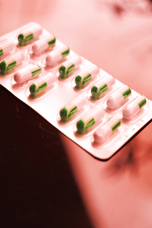 Drug pills medicine blister pack of pharmaceutical medical drugs.の写真素材