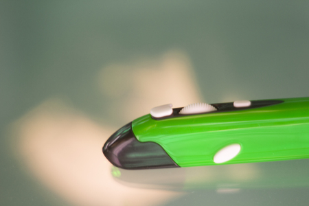 Digital optical mouse pen usb wifi bluetooth computer writing device with click button and wheel.の写真素材