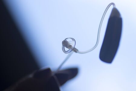 Digital modern technology for deaf people micro hearing aid.