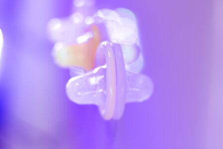 Rubber latex condom male contraceptive for safe disease and pregnancy free sex.の写真素材
