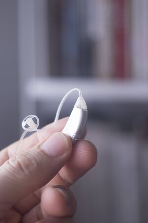 Digital modern technology for deaf people micro hearing aid.